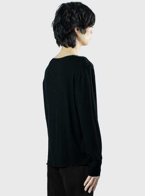 Feather LS Shirt Black - M120810HYB